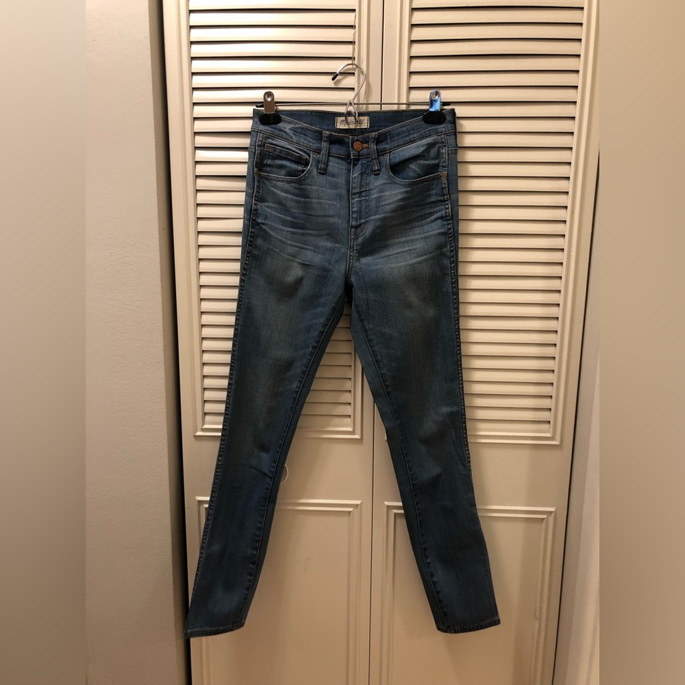 Madewell 10" High-Rise Skinny Jeans in Rosedale